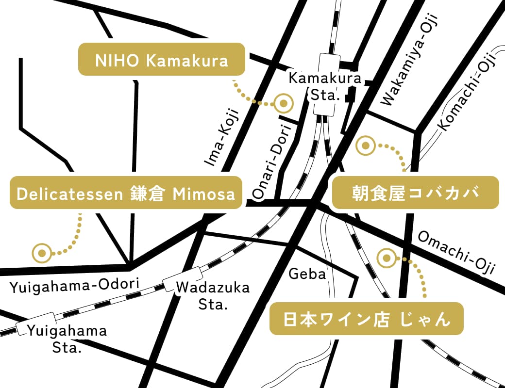 受け渡し場所の地図